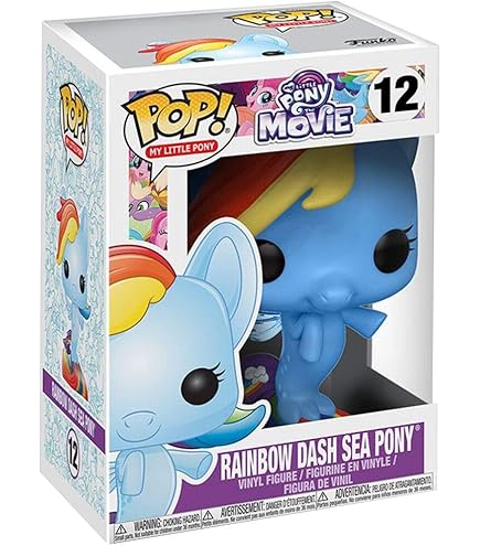 Amazon.com: Funko Rainbow Dash Sea Pony (Chase Edition): My Little